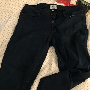 PAIGE Jeans - Paige jeans skyline skinny dark wash jeans PAIGE Jeans - Paige jeans skyline skinny dark wash jeans